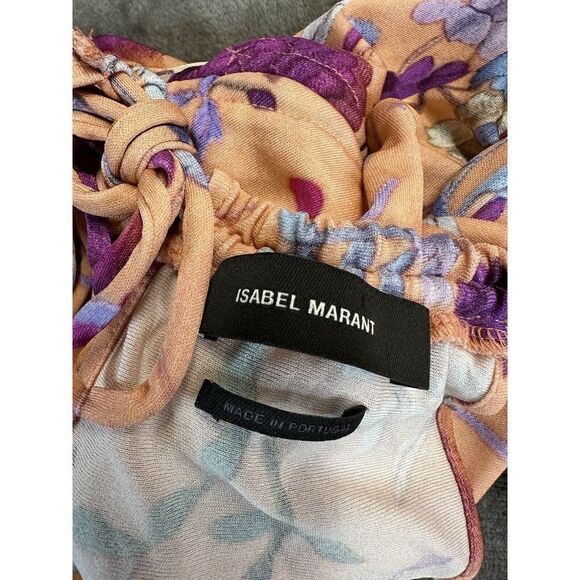 Isabel Marant Jadessi floral halter cutout midi dress sz 38 US 6 $1280 - Picture 7 of 10